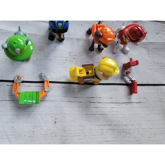 Paw Patrol Figures Chase Marshall Rocky Ruble Zuma Cake Topper Figures - Picture 5 of 7